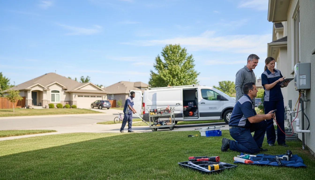 Tankless water heater service in Vallecito, CA